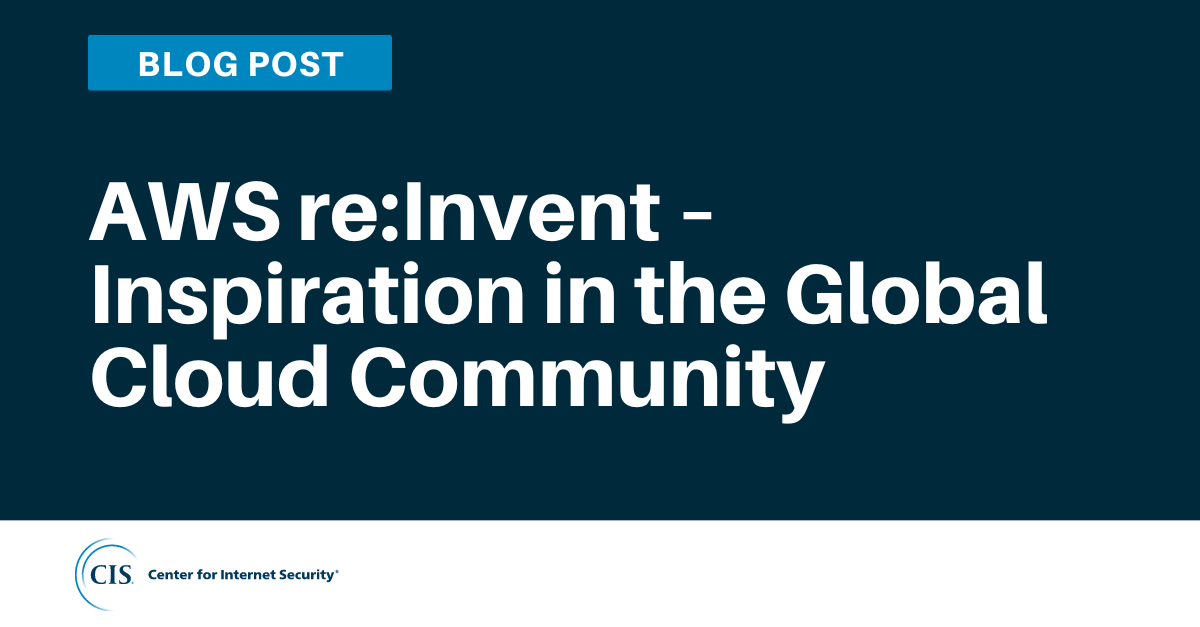 AWS re:Invent – Inspiration in the Global Cloud Community