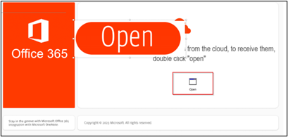 In this example, the attacker again takes legitimate correspondence and includes it at the bottom of the email to appear legitimate.