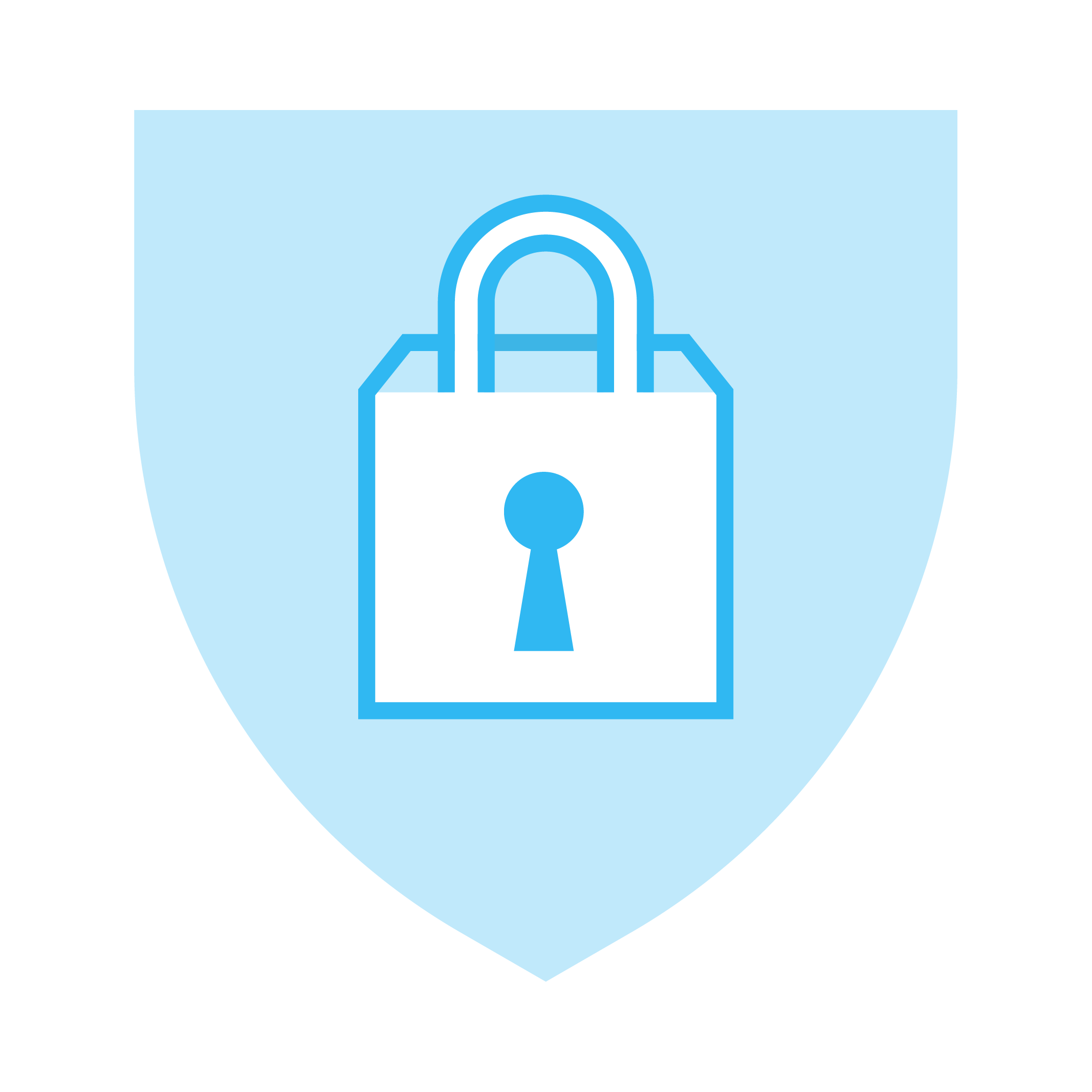 strong cybersecurity icon