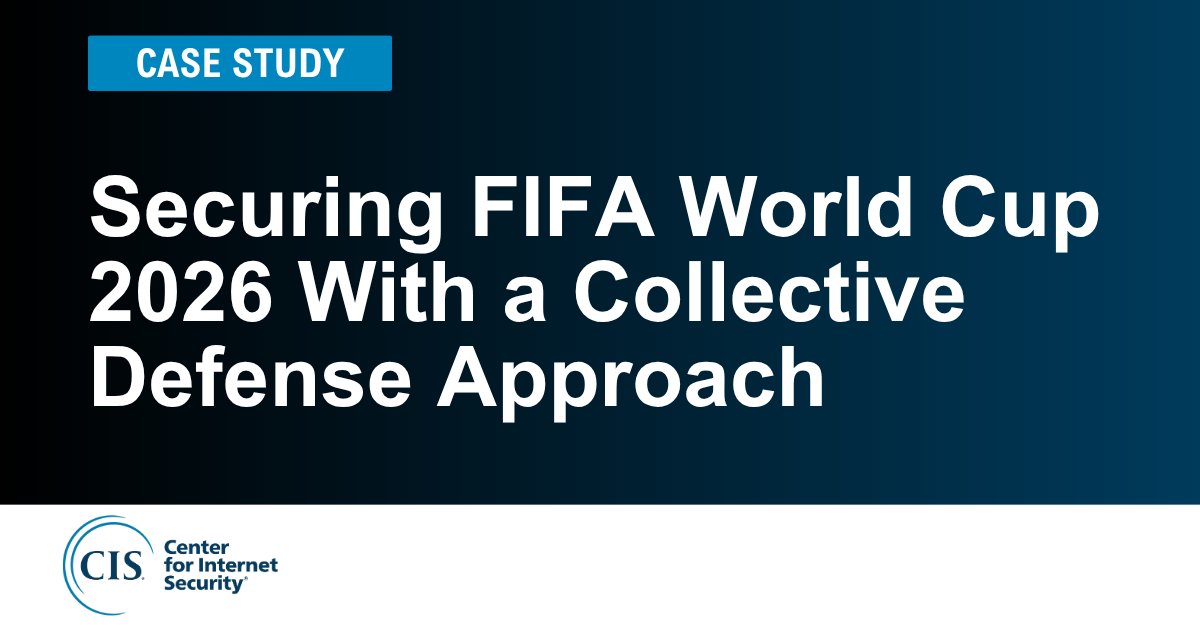Securing FIFA World Cup 2026 With a Collective Defense Approach