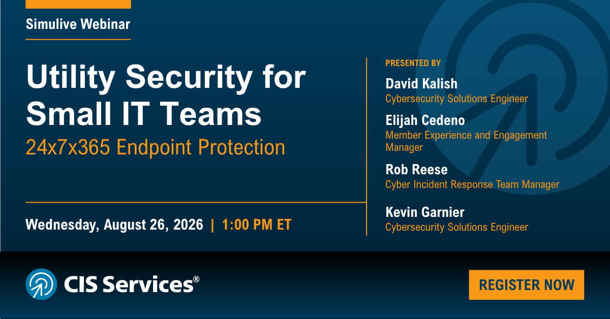 Securing Public Utilities How Small IT Teams Achieve 24x7x365 Endpoint Protection