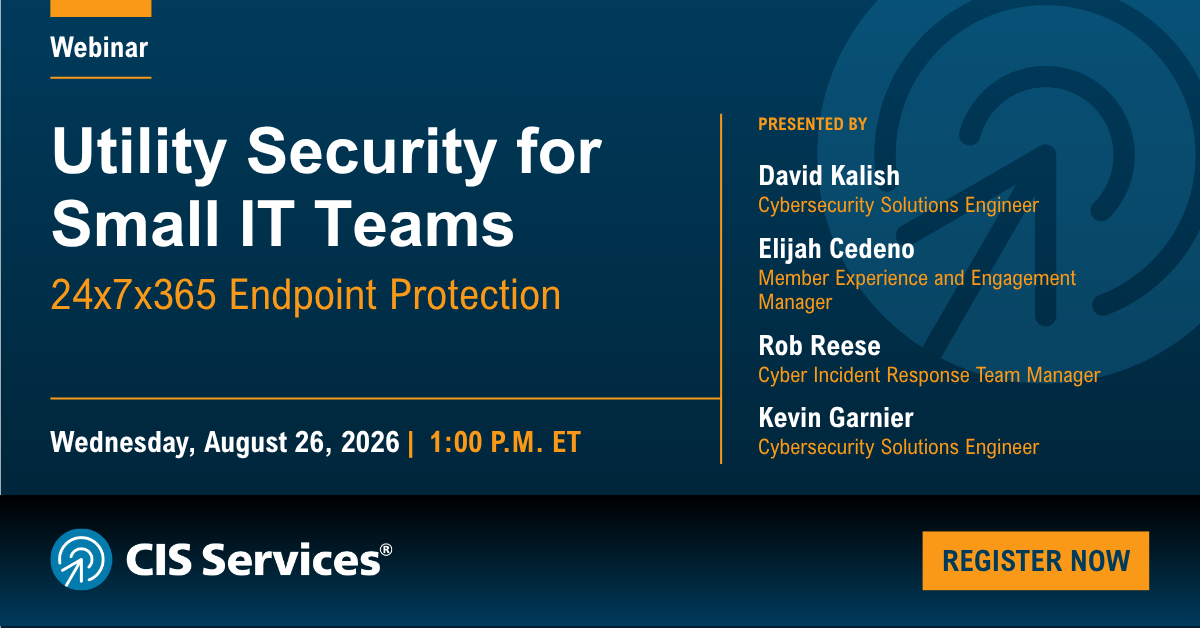 Securing Public Utilities How Small IT Teams Achieve 24x7x365 Endpoint Protection