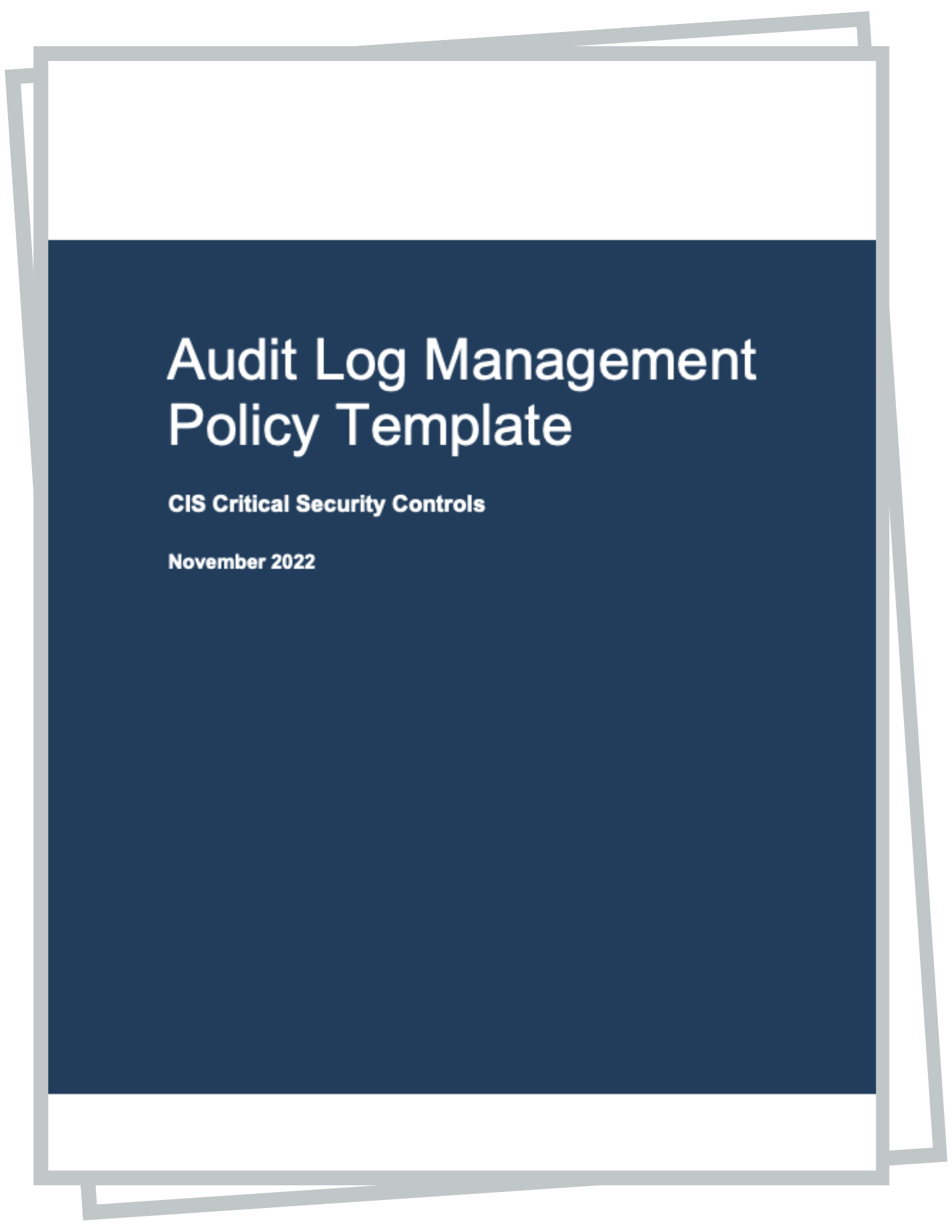 Audit Log Management Policy Template for CIS Control 8 image