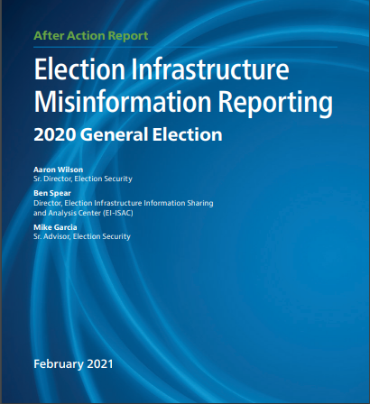 Election Infrastructure Misinformation Reporting