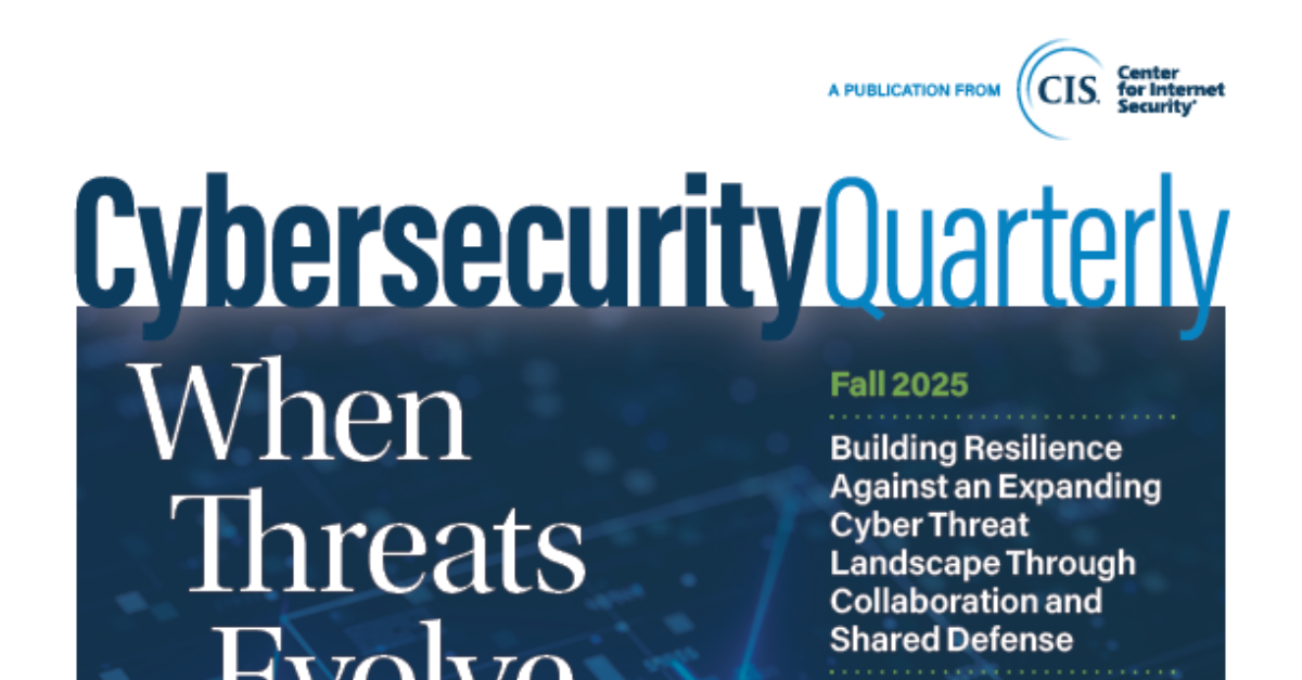 Cybersecurity Quarterly Fall 2025