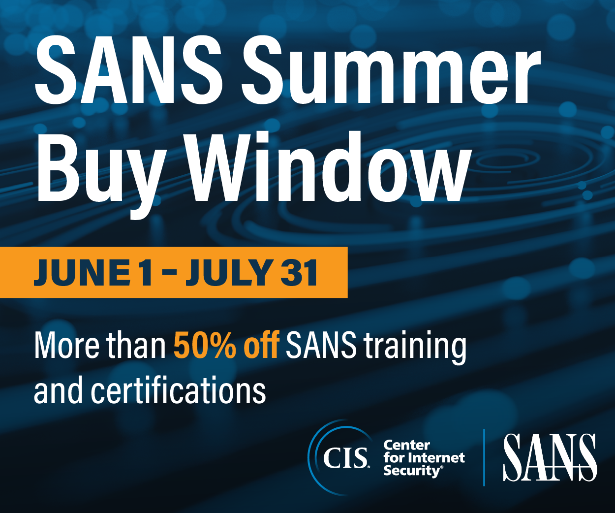 SANS 2025 Summer Buy Window