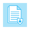 document-privacy-lock-shield icon