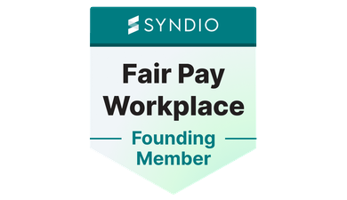 Syndio Fair Pay Workplace badge