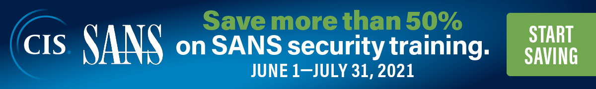 2022 SANS security training banner