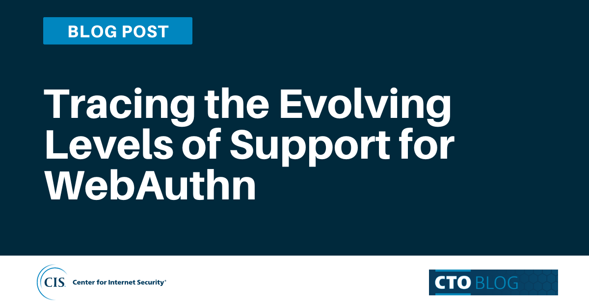 Tracing the Evolving Levels of Support for WebAuthn thumbnail
