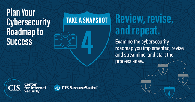 Review Revise Repeat Snapshot Your Cybersecurity Roadmap Take a snapshot 4