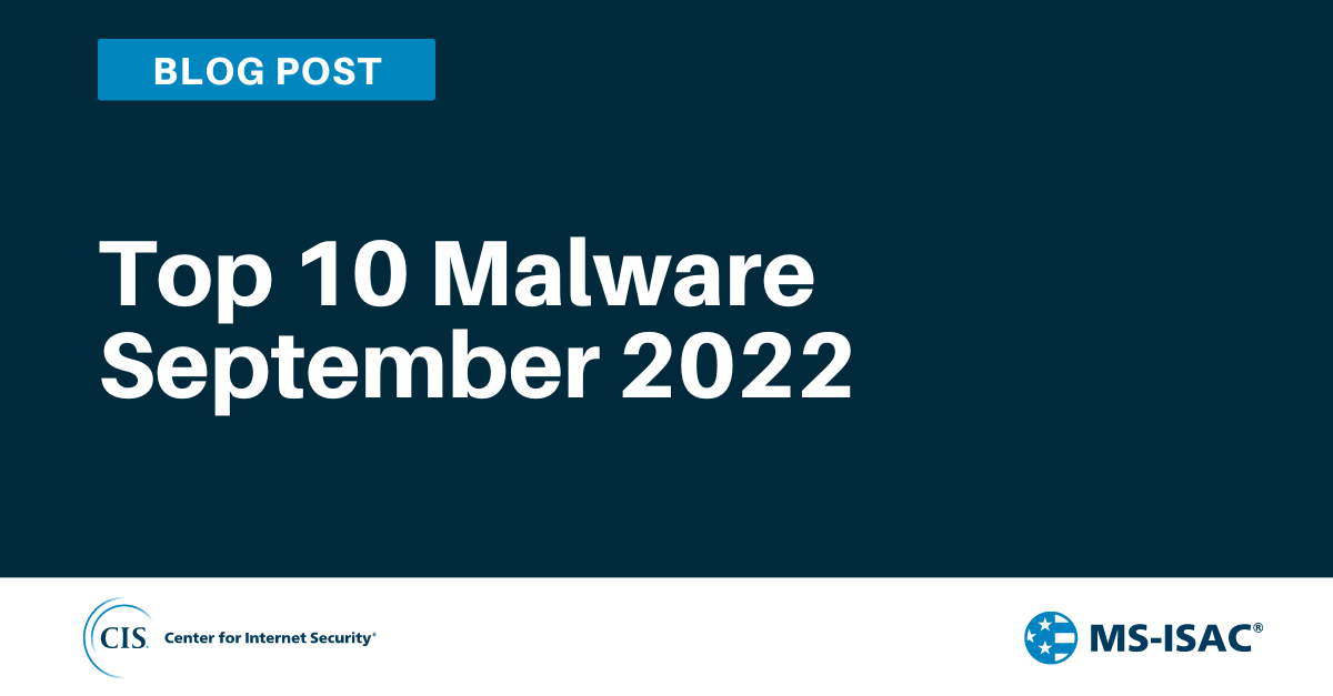 Top 10 Malware September 2022 thumbnail