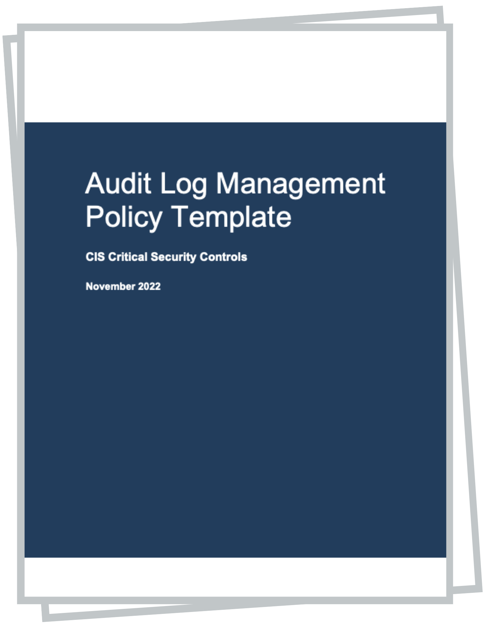 Audit Log Management Policy Template for CIS Control 8 image
