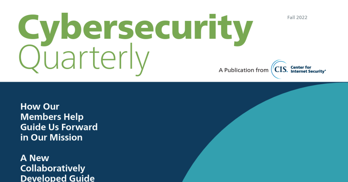 Cybersecurity Quarterly Fall 2022 thumbnail