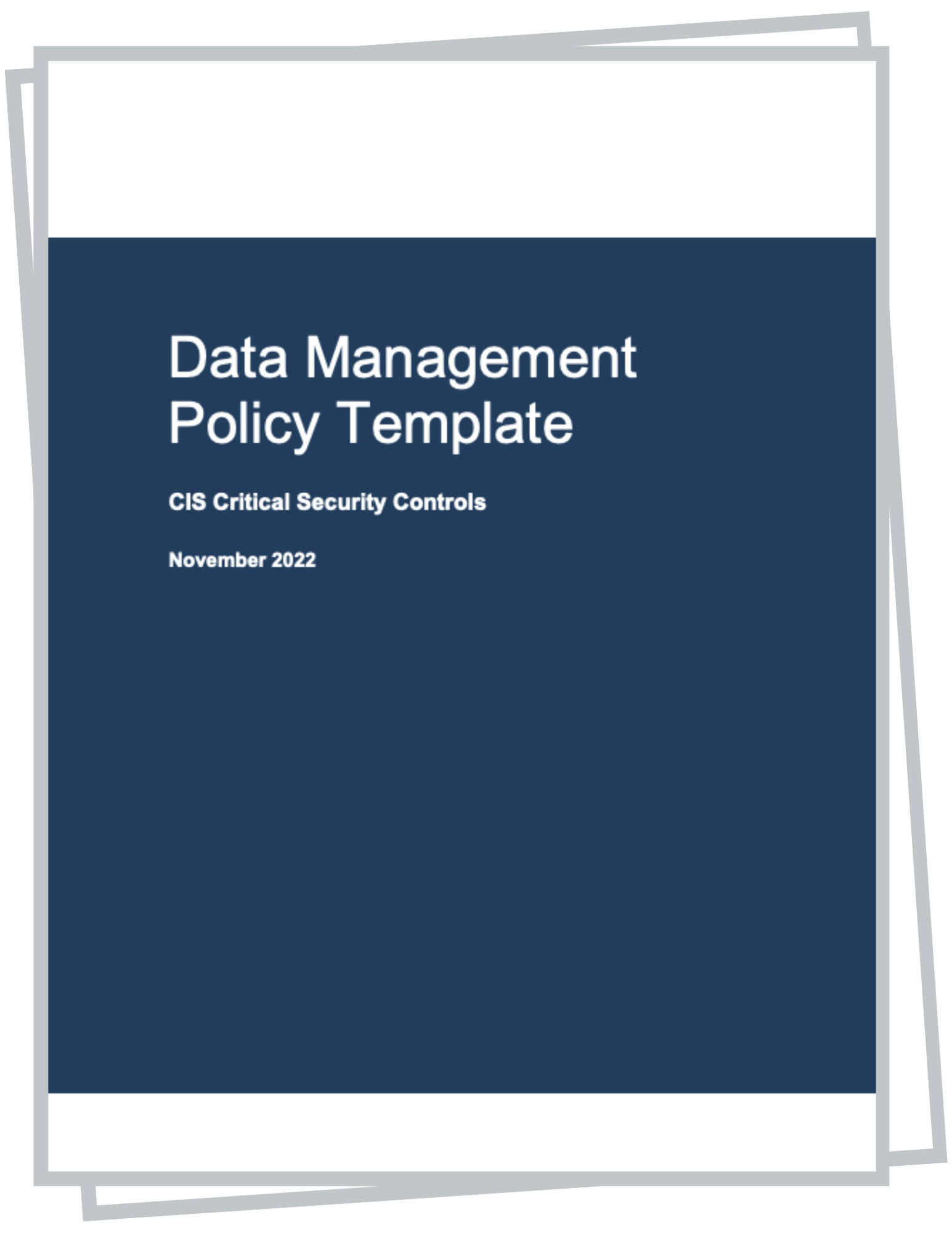 Data Management Policy Template for CIS Control 3