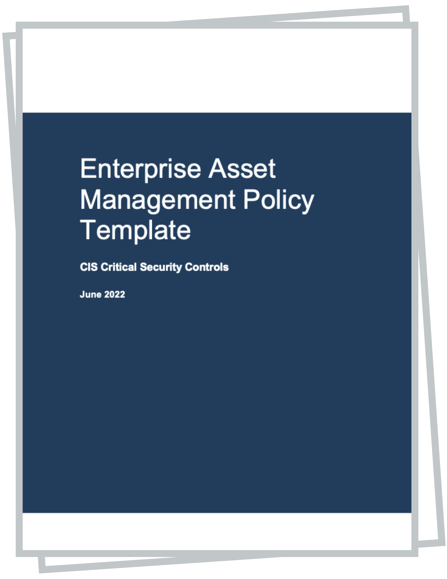 Enterprise Asset Management Policy Template cover