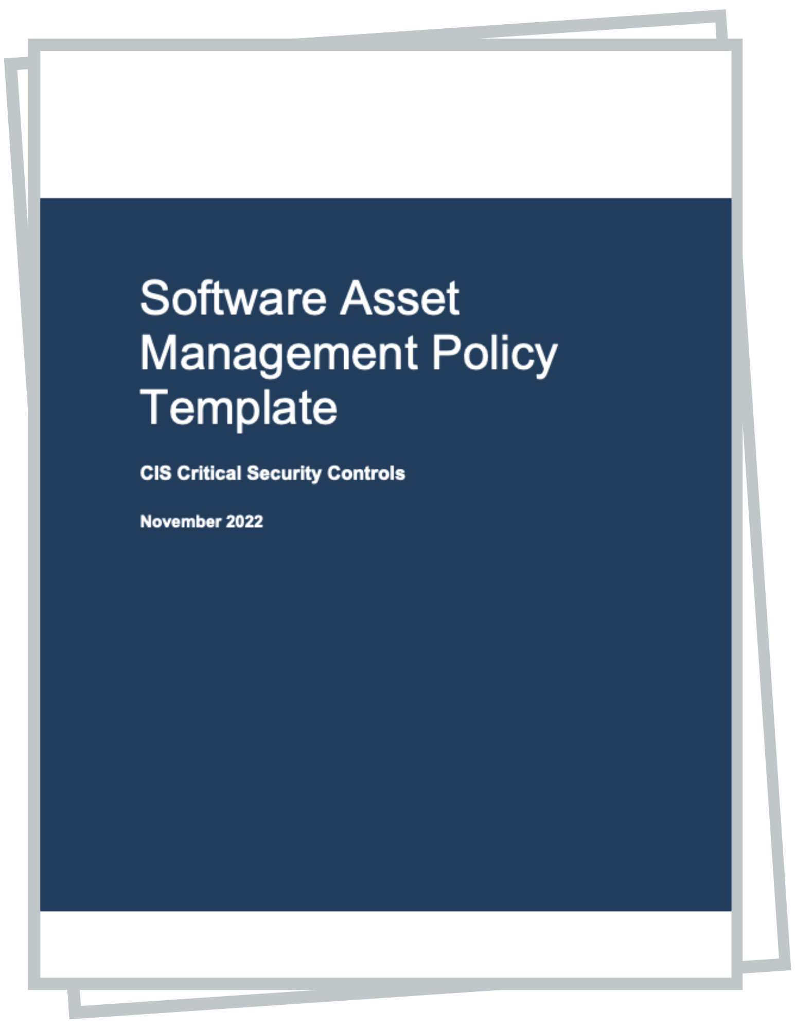 Software Asset Management Policy Template cover