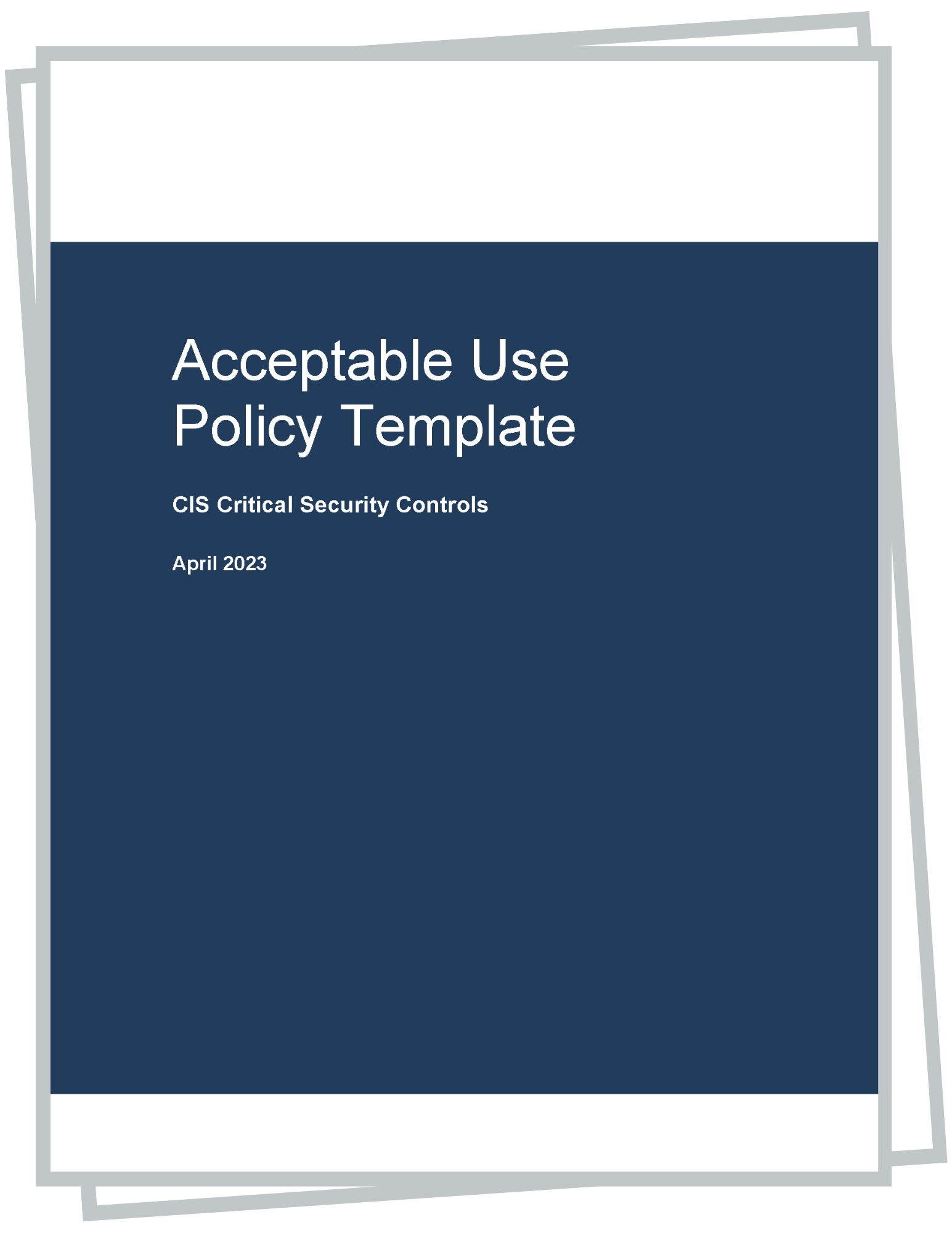 Cover image for the Acceptable Use Policy Template white paper
