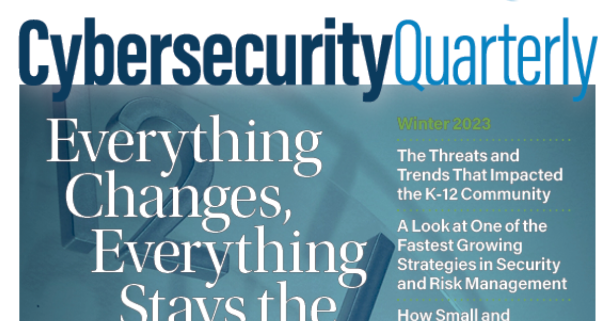 Cybersecurity Quarterly Winter 2023