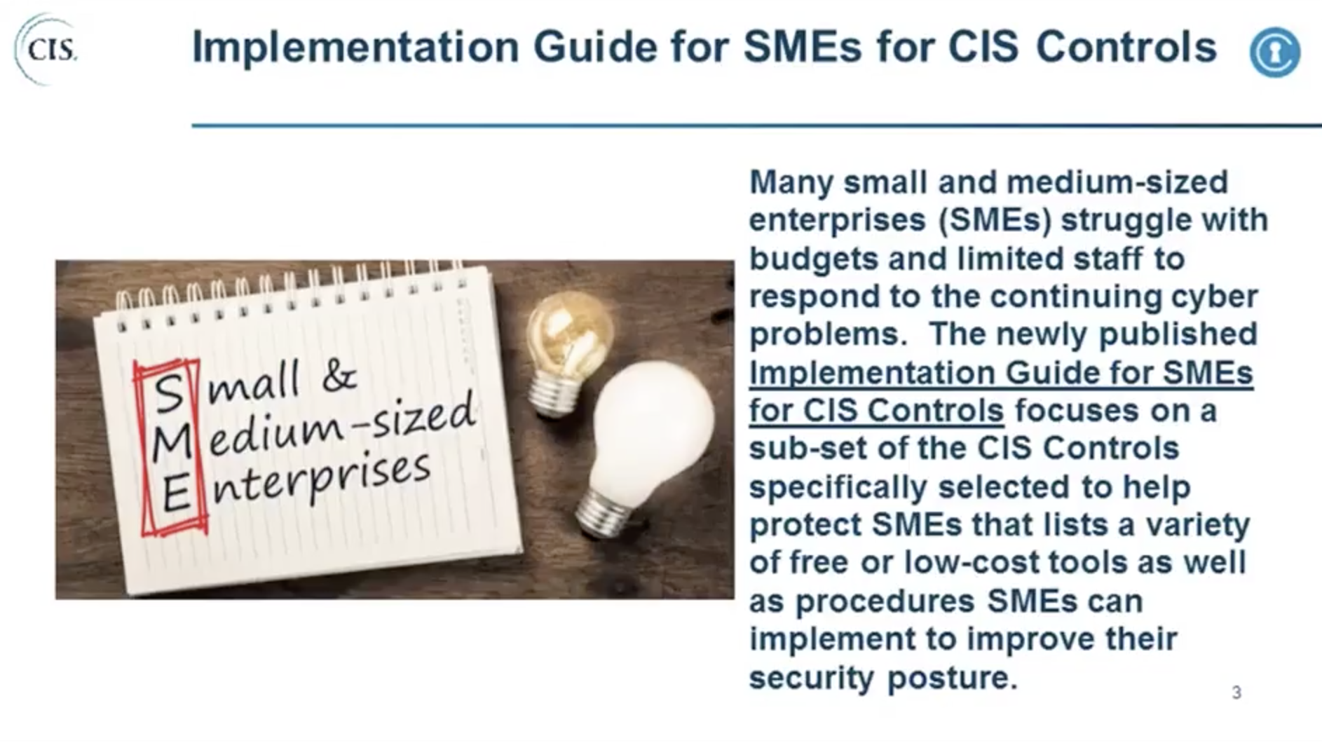 Cybersecurity for Small and Medium-Sized Enterprises Using the CIS Controls