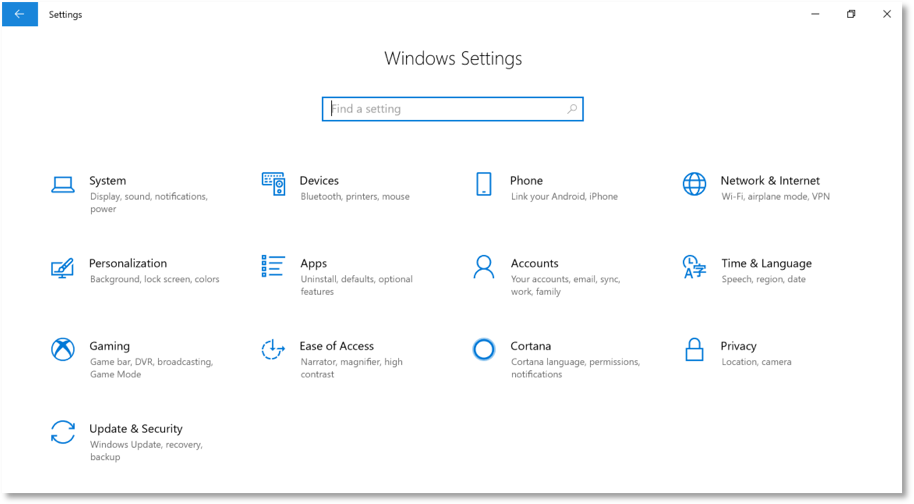 Windows-10-Settings