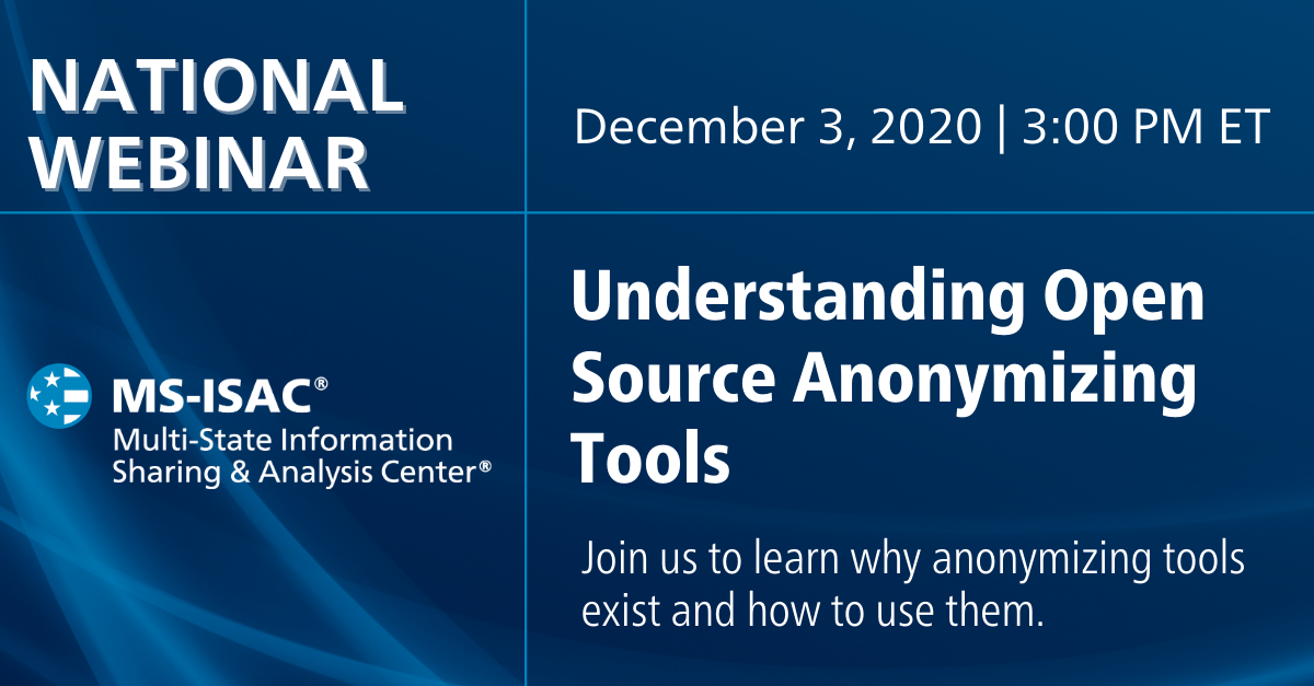 Understanding Open Source Anonymizing Tools