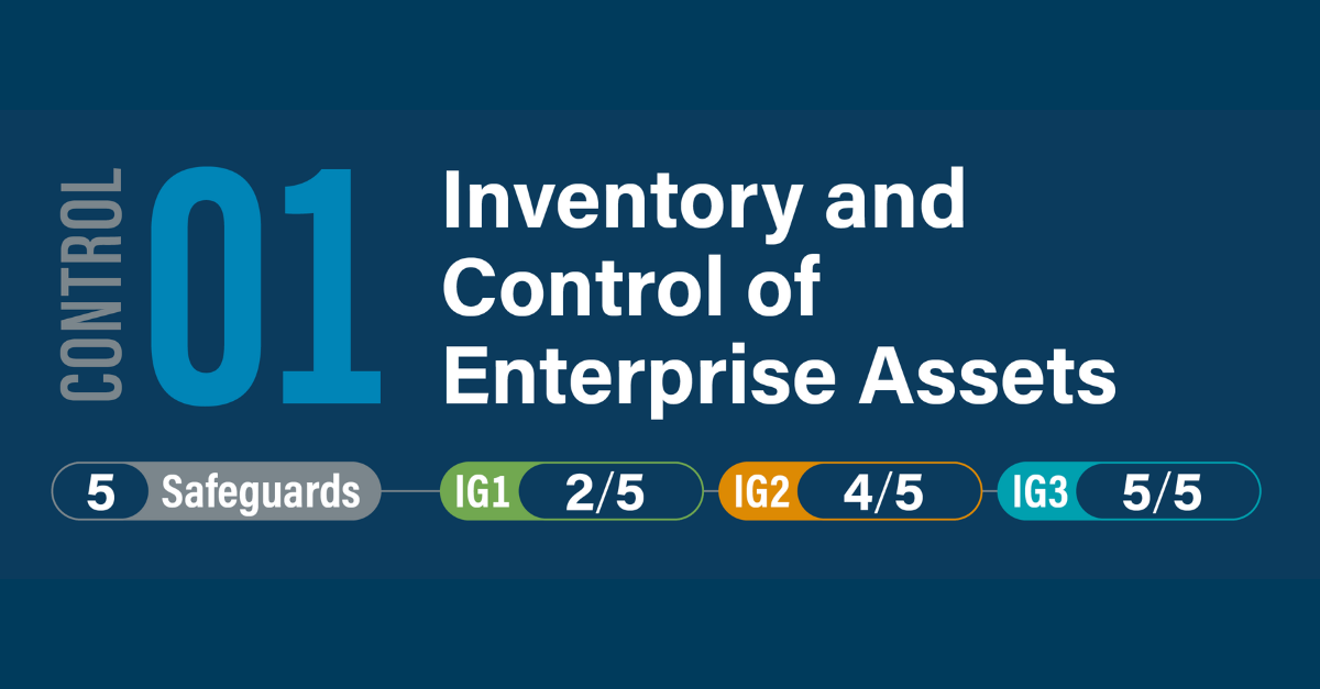 CIS Critical Security Control 1: Inventory and Control of Enterprise Assets