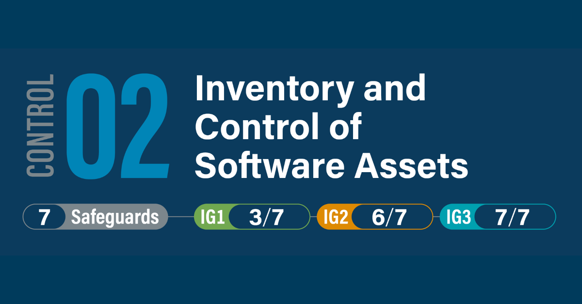 CIS Critical Security Control 2: Inventory and Control of Software Assets