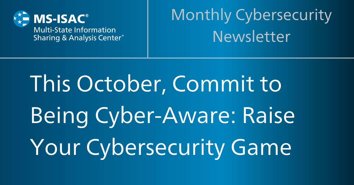 This October: Commit to Being Cyber-Aware