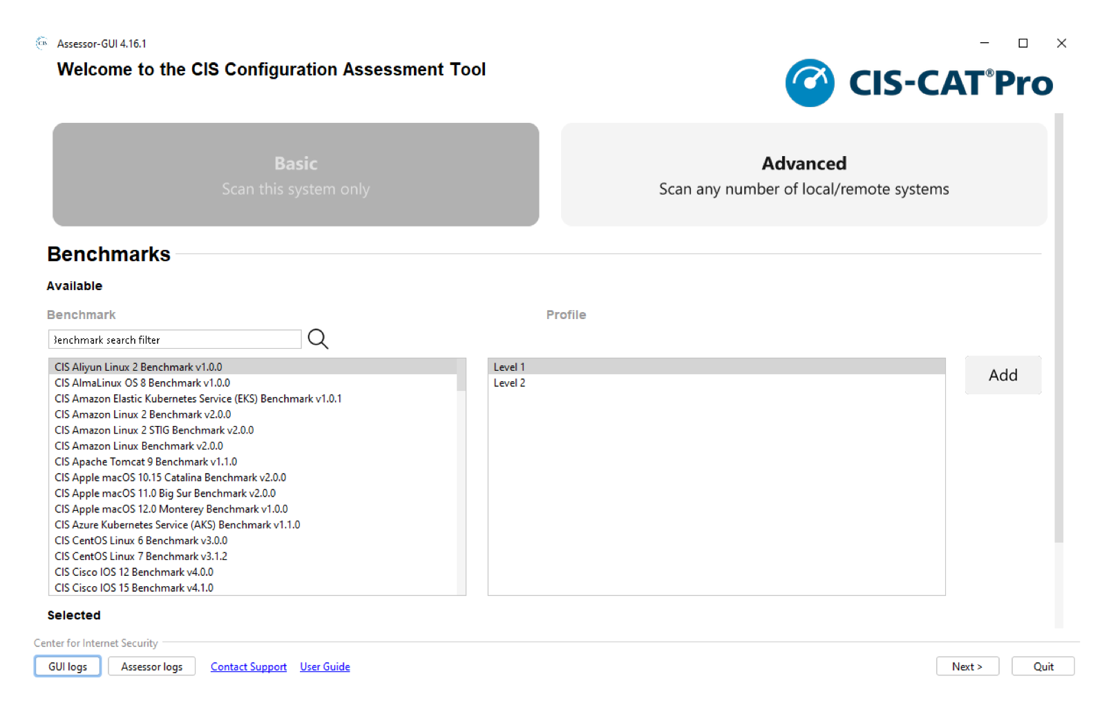 CIS-CAT Pro Assessor