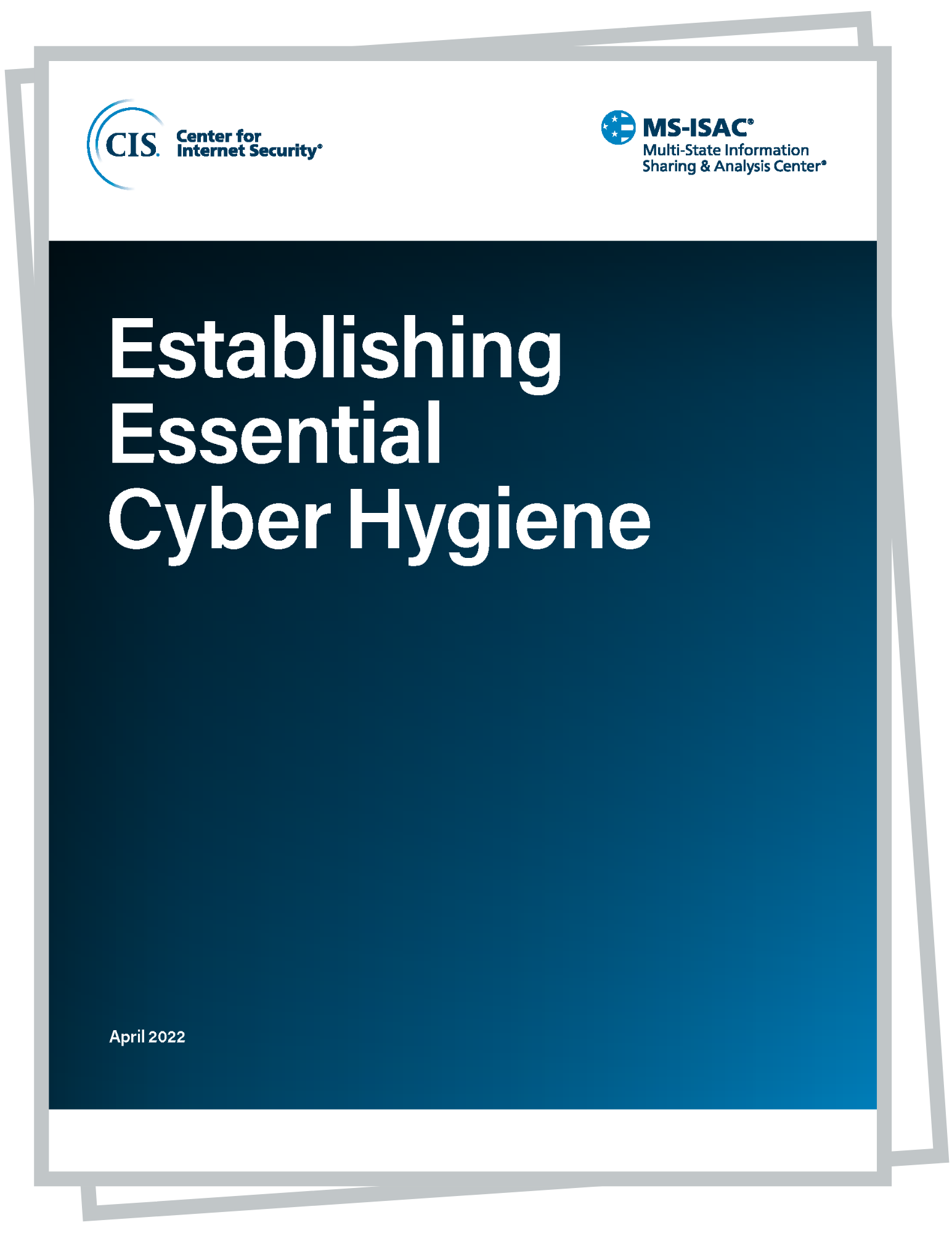 Establishing Essential Cyber Hygiene white paper cover graphic