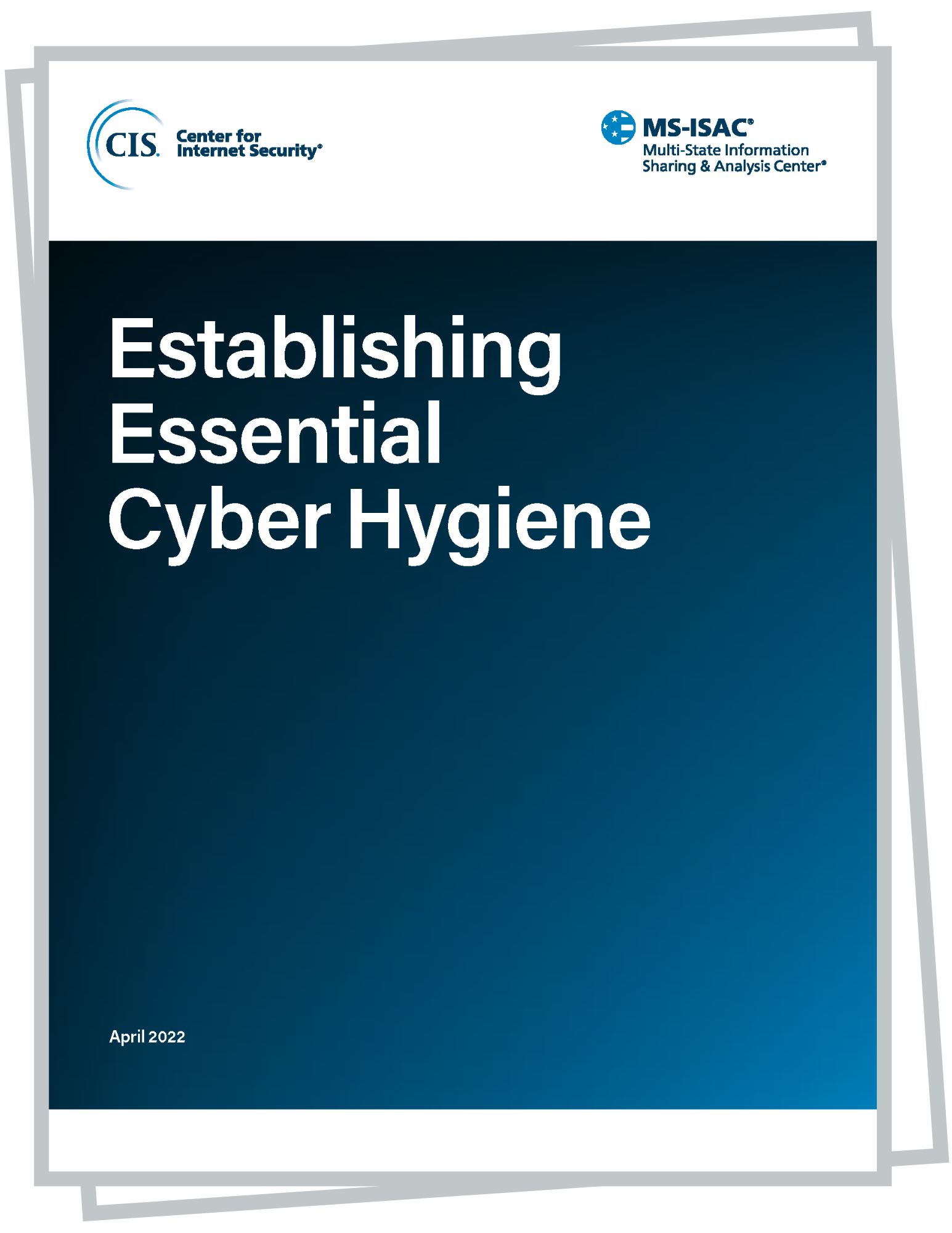 Establishing Essential Cyber Hygiene white paper cover graphic